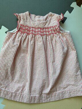 Cyrillus Pink Stripe 6M Dress